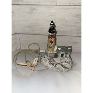 Ltd Commodities Porcelain Lighthouse Nightlights Vtg , Christmas Winter